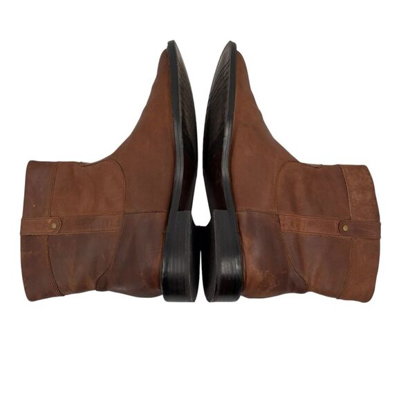 Eddie Bauer Women's Mid Calf Pull On Leather Upper Boots - Picture 10 of 11